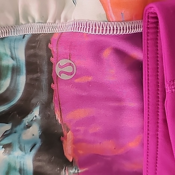 NWT Lululemon Speed Tight III *All Full-On Luxtreme Pigment Wave Multi Black Sz4 - Picture 4 of 14